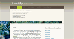 Desktop Screenshot of forestedgehoa.com