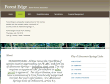 Tablet Screenshot of forestedgehoa.com